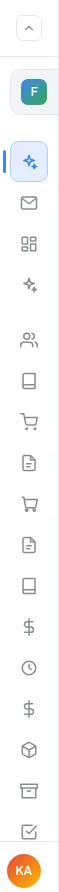 The sidebar collapsed to a narrow rail of icons